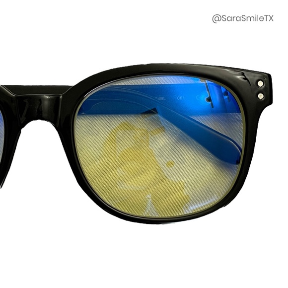 BCBGMAXAZRIA Black Framed Blue Light Blocker Glasses w/ Original Case - NWOT - Picture 5 of 12